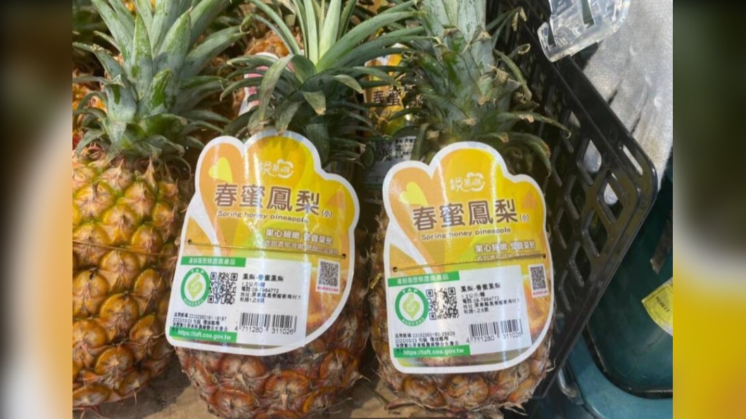旺來季登場! 家樂福獨家引進去冠芽小綠金蜜鳳梨