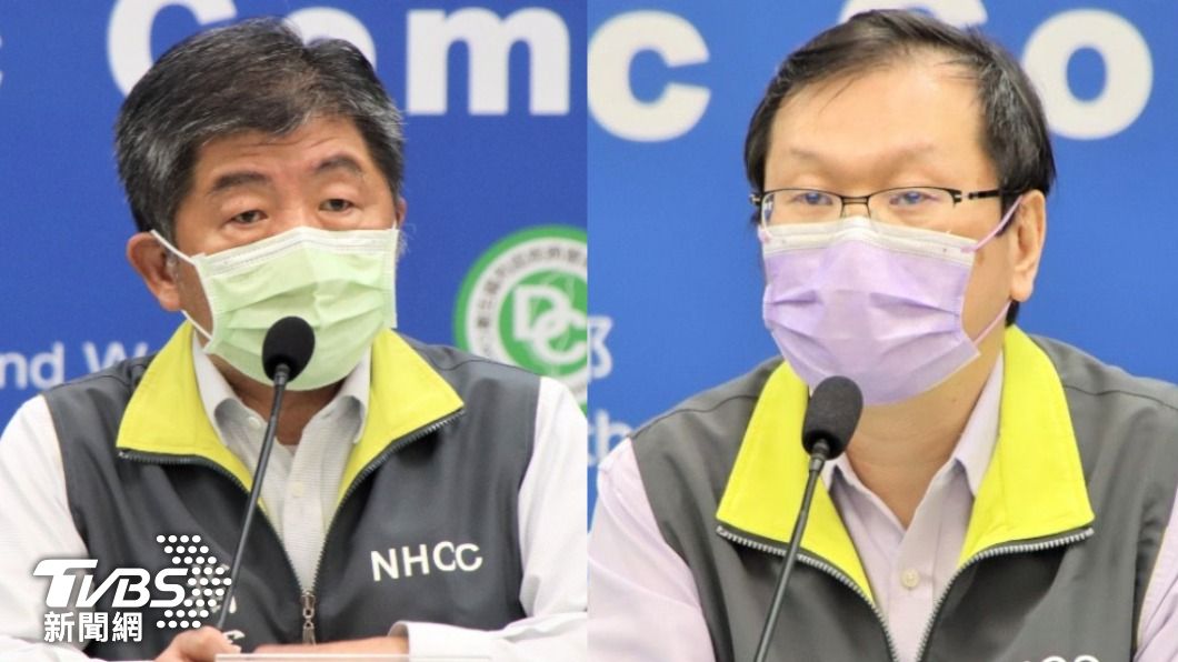 2名媒體記者確診新冠肺炎，陳時中及莊人祥曾參與記者會。（圖／指揮中心提供）