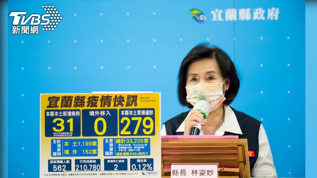 宜蘭縣長林姿妙。圖／TVBS