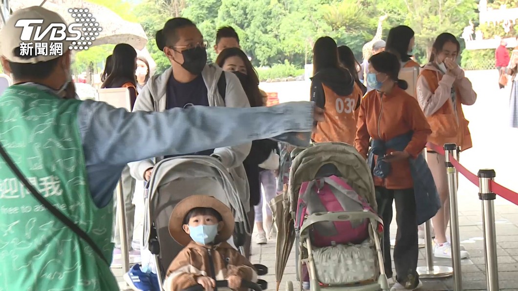 本土疫情升溫,動物園人潮減少。(圖/TVBS)