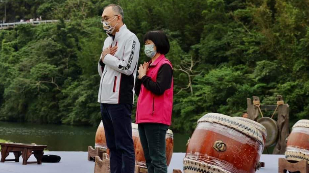 優人神鼓在坪林演出。圖/翻攝坪林區公所臉書