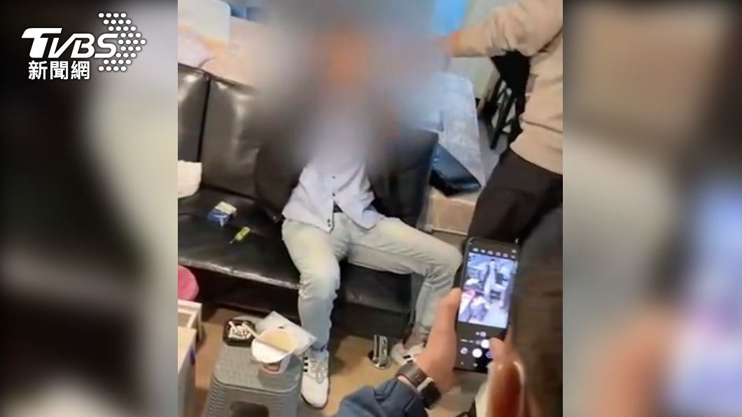 陳嫌遭警方逮捕。(圖/TVBS)