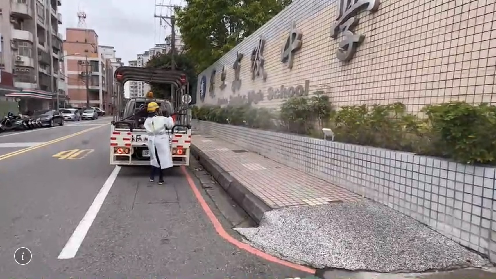 平鎮區復旦高中（圖／TVBS）