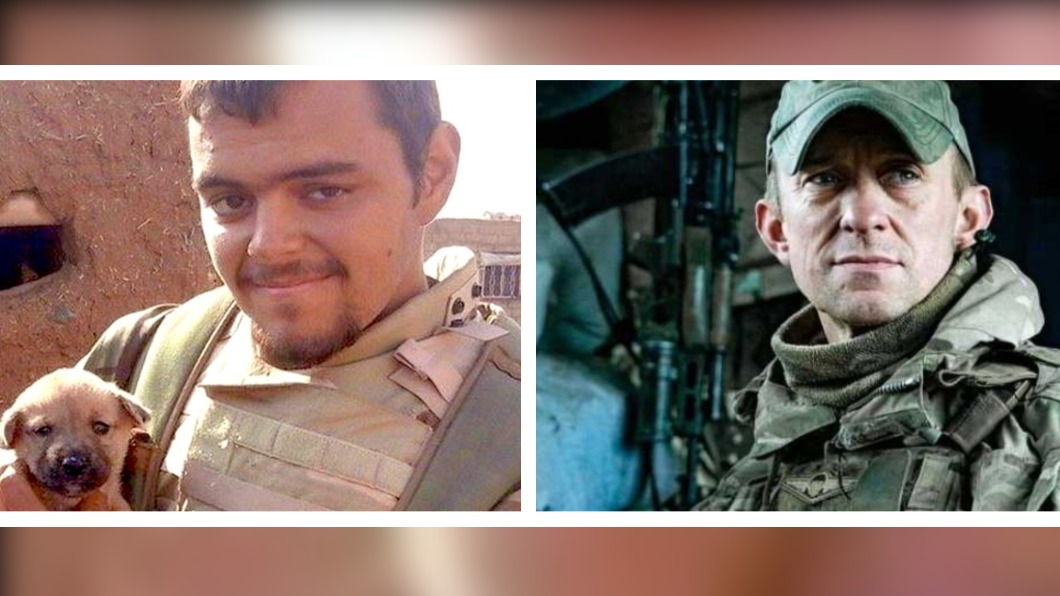 兩名英籍士兵遭到俄軍俘虜。(圖/翻攝自推特)