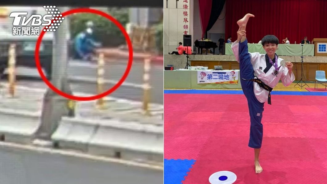 路中突開車門!擊落全大運跆拳道選手 八旬婦嗆:機車活該