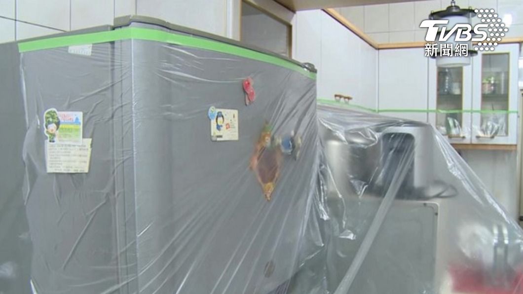 養生膠帶有防塵的功用。(圖/TVBS資料畫面)