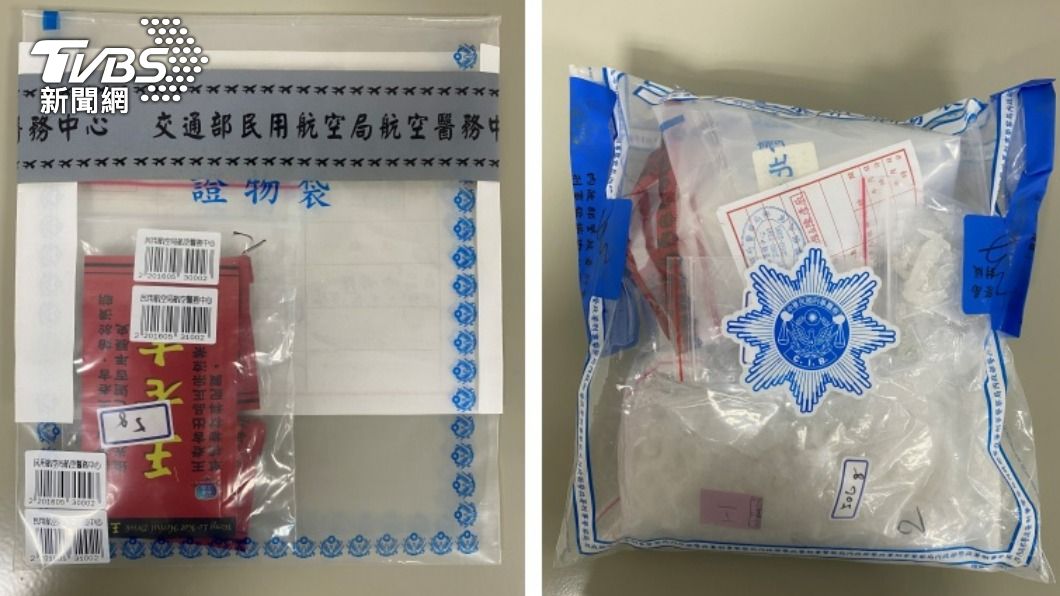 警方查扣各式毒品。(圖/TVBS)