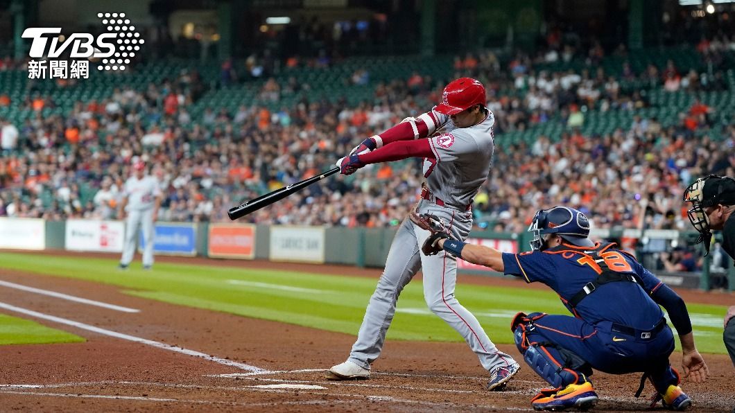 天使大谷翔平今天擔任先發第一棒。(圖/達志影像美聯社)