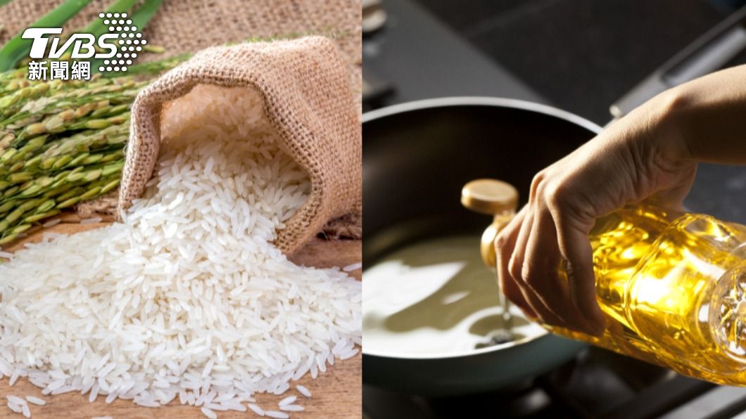 像是白米、食用油都屬於必備品。(示意圖/shutterstock達志影像)