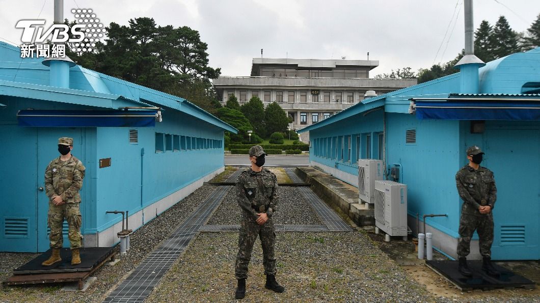 韓媒指出,拜登有可能前往參觀南北韓非軍事區。(圖/達志影像美聯社)