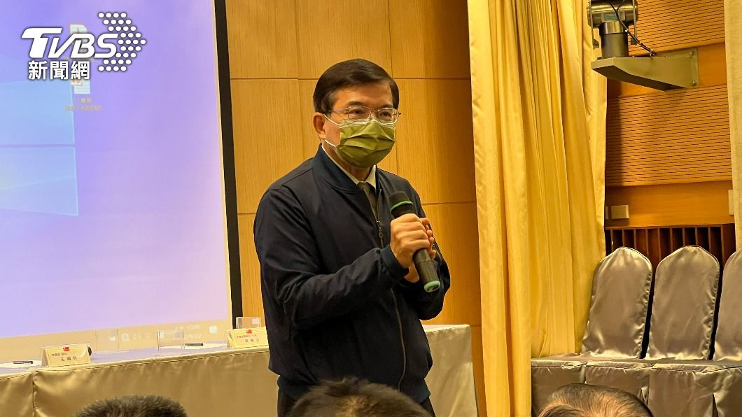 交通部長王國材。（圖／葉韋辰攝）