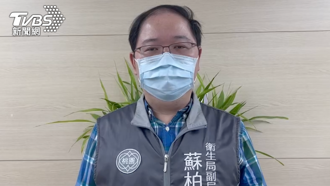 桃園市衛生局副局長蘇柏文。(圖/TVBS)
