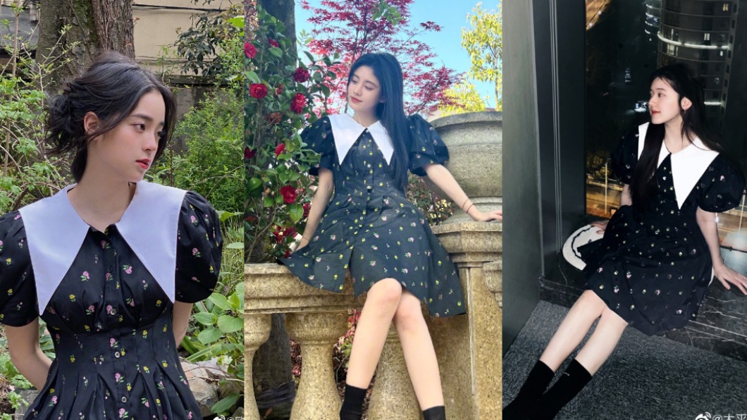 尷尬！歐陽娜娜碎花裙「撞衫」2美女　造型師揭穿搭排行