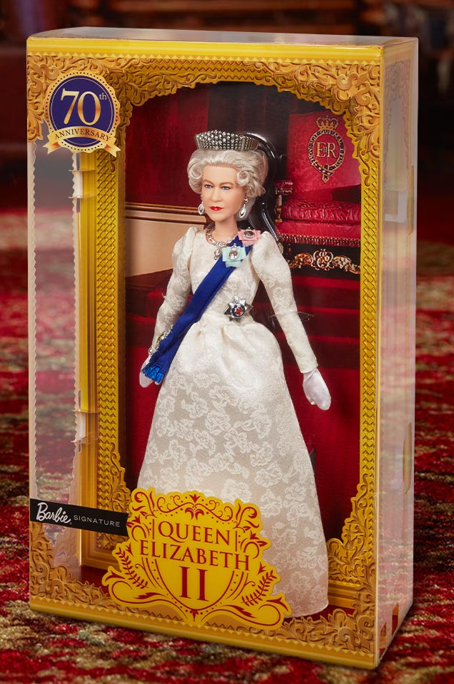 美泰兒官網上女王芭比已銷售一空。(圖/翻攝自Mattel)