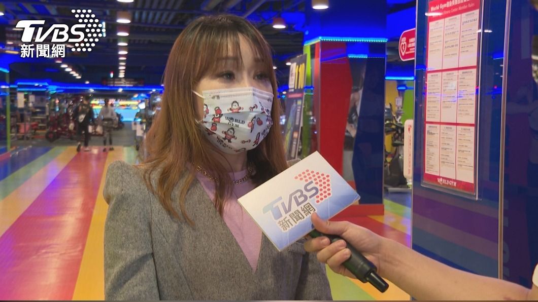 World Gym 世界健身俱樂部公關經理廖容瑩。(圖/潘建樺攝)