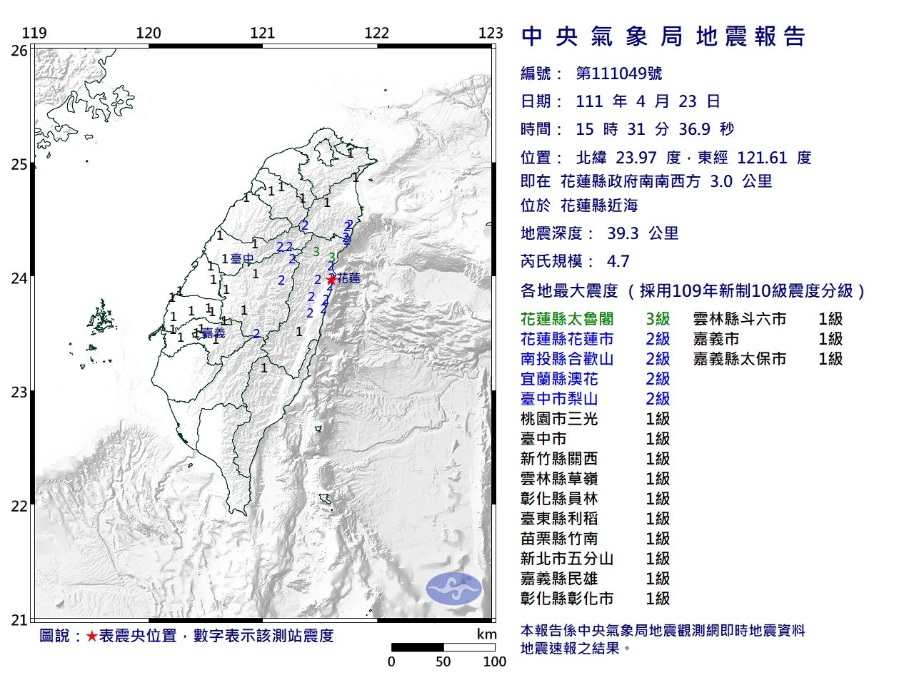 圖／中央氣象局