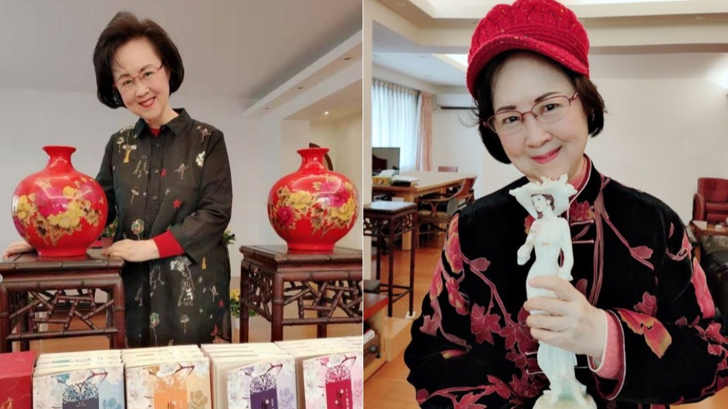 瓊瑤家中擁有不少收藏。(圖/翻攝自瓊瑤臉書)
