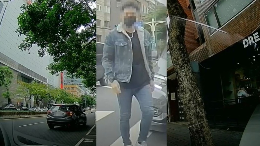 鍊子哥嗆聲，「哪一個法條說不能人佔車位」？（圖／翻攝自爆料公社）