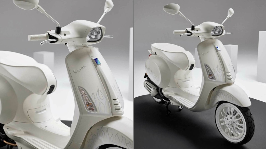 Vespa再度空前推出─ Justin Bieber X Vespa聯名計畫。(圖/翻攝自Vespa IG)