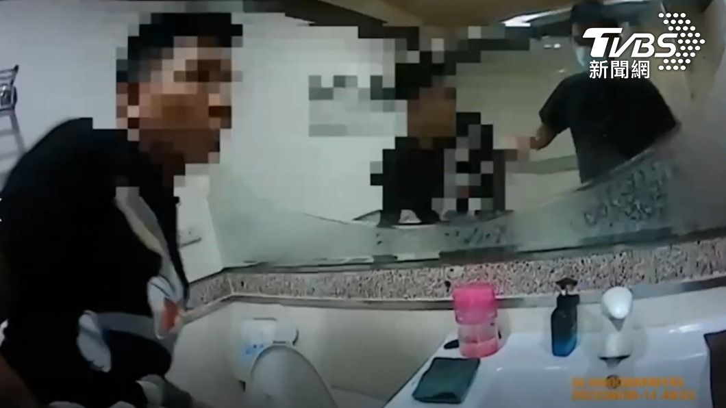 嫌犯拉屎被揪出。(圖/TVBS)