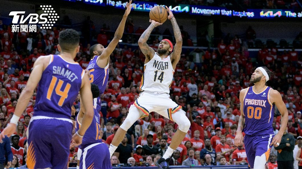 NBA殷格拉姆連3戰得30分 鵜鶘季後賽扳平太陽