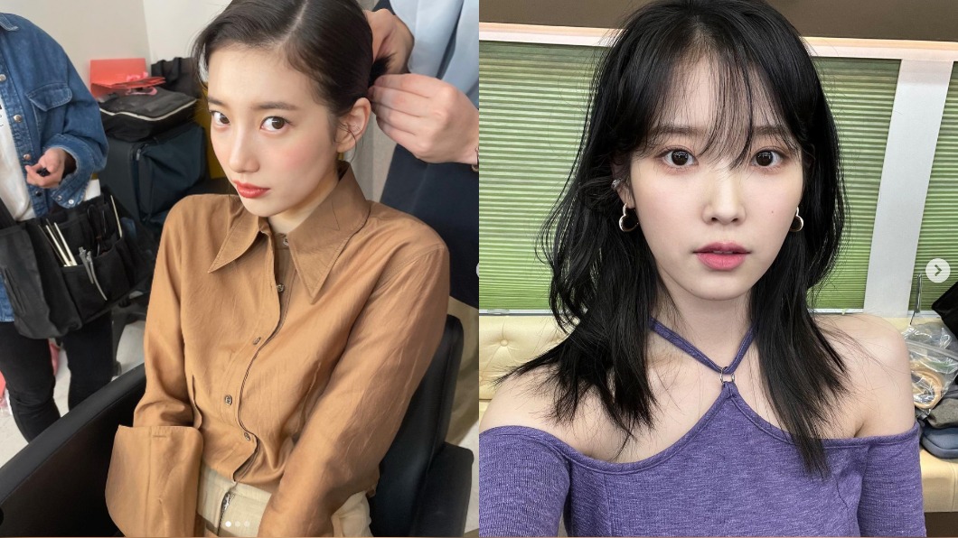 韓國女星秀智、IU都曾靠地瓜成功減重。(圖/翻攝自@skuukzky、@dlwlrma IG)