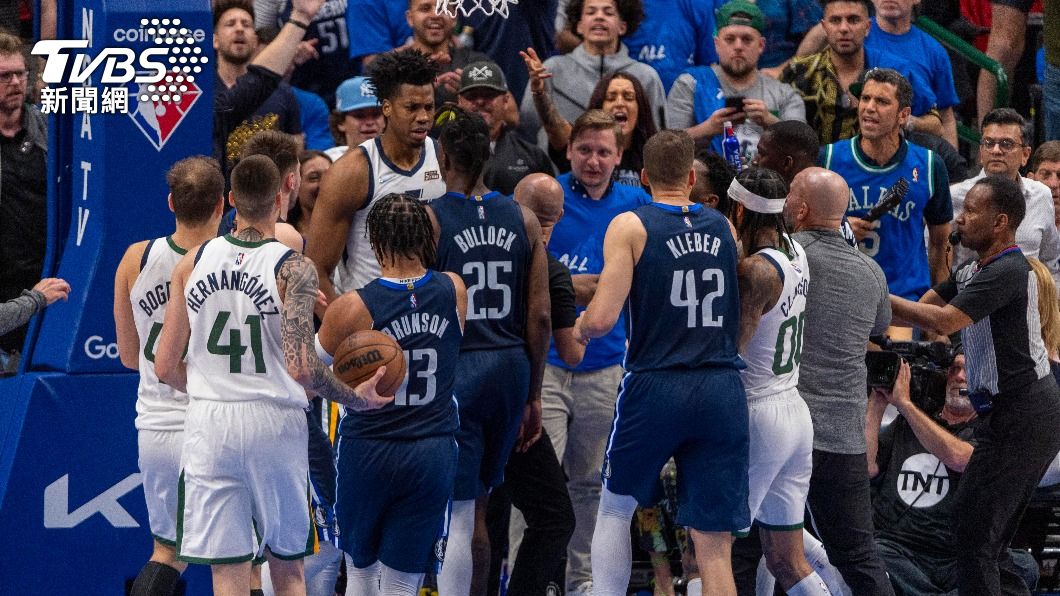 NBA季後賽第5戰爆衝突 獨行俠大勝爵士先聽牌