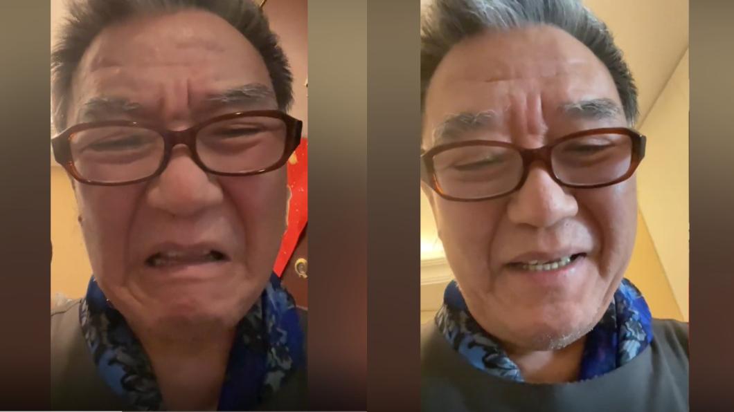 李立群做完還對鏡頭喊「好狠啊」。(圖/翻攝自李立群抖音)