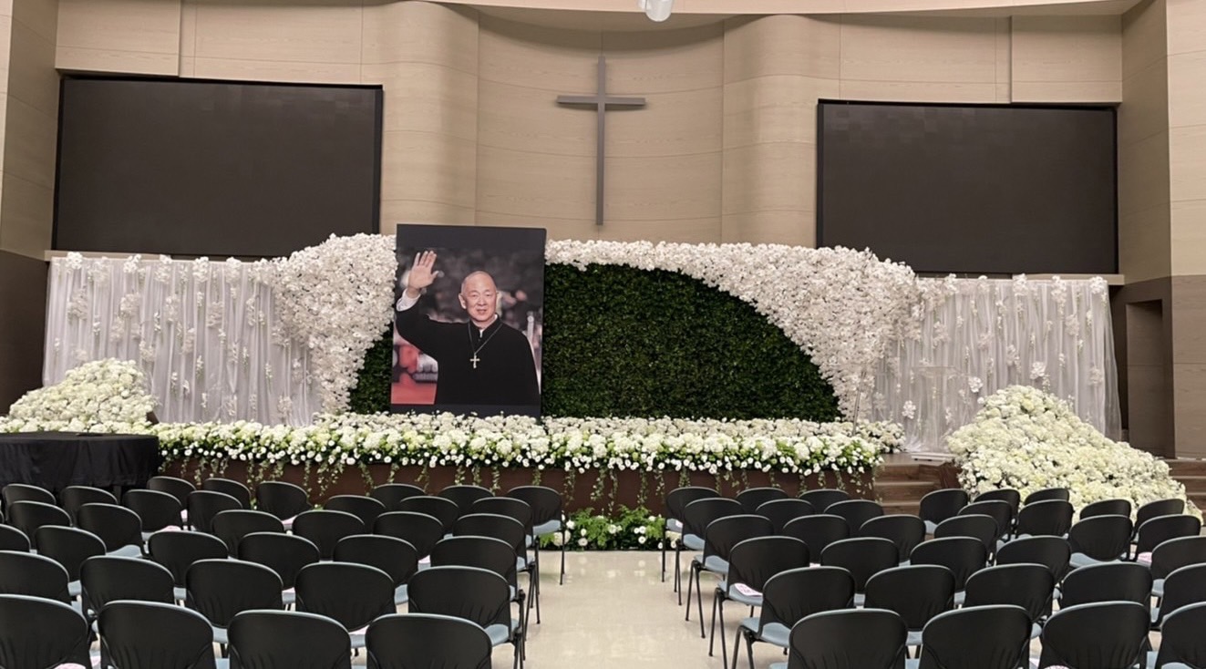 王羽告別式會場。（圖／家屬提供）