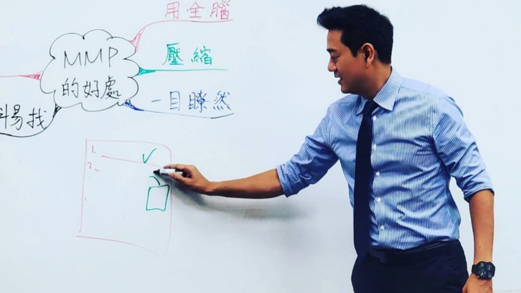陳俊生後來淡出演藝圈投入補教業。(圖/翻攝自陳俊生臉書)