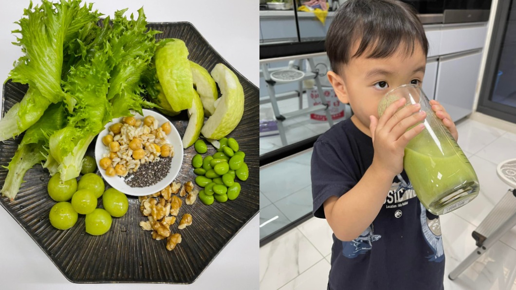 居隔期間，自己管理的史佳霖仍時常曬出兒子灰灰與料理照。（圖／翻攝自史佳霖喬韓森臉書）