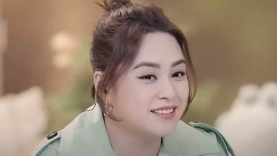 阿嬌先前曾變胖。(圖/翻攝自微博)