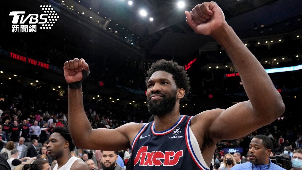 NBA/76人恩比德奪33分 客場關門成功淘汰暴龍