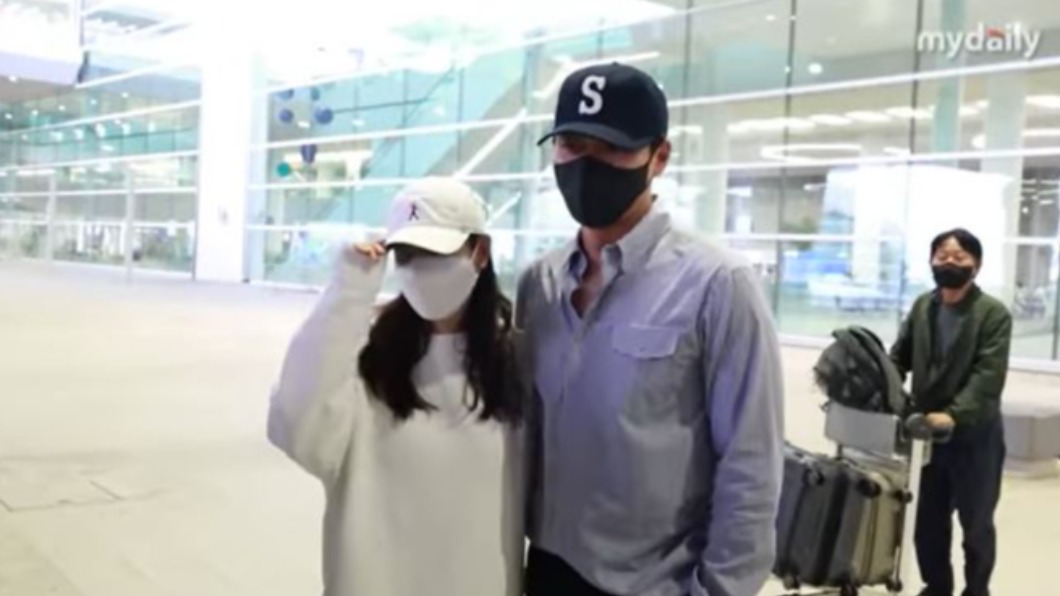 玄彬、孫藝真結束2週美國度蜜月。(圖/翻攝自 MYDAILY YouTube)