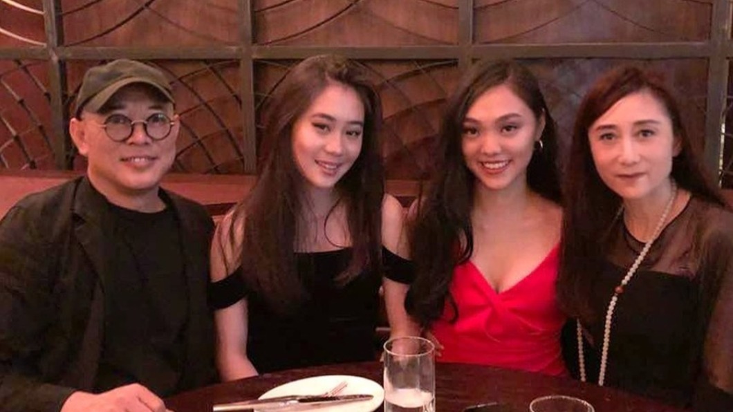 李連杰和利智育有兩女Jane及Jada。(圖/翻攝自IG@jetli)