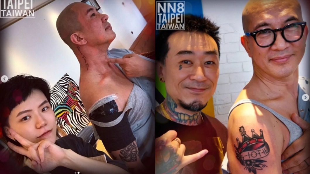 具俊曄新刺青被發現藏真愛密碼。(圖/翻攝自benlazo.nn8 IG)