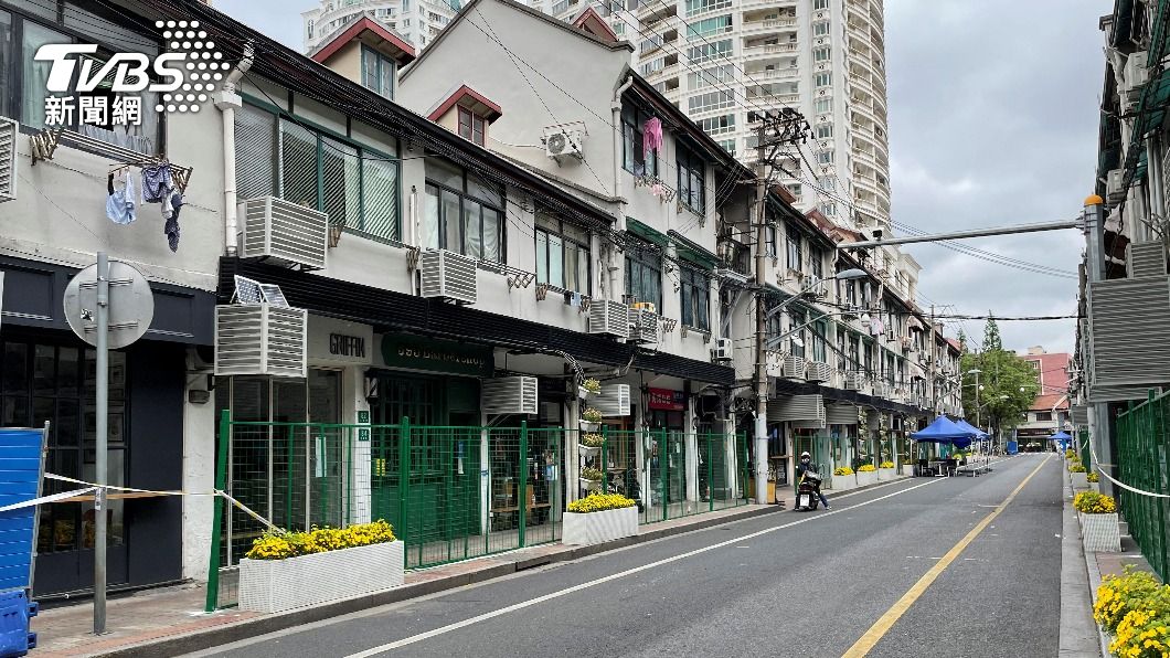 上海3月突然宣布分區封控。(圖/達志影像路透社)