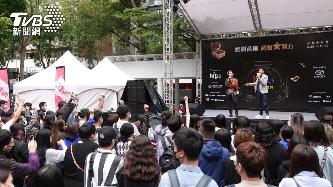hito音樂獎頒獎典禮5月28日於台北小巨蛋登場,今(30)日舉辦搶票會。(圖/黃城碩攝)