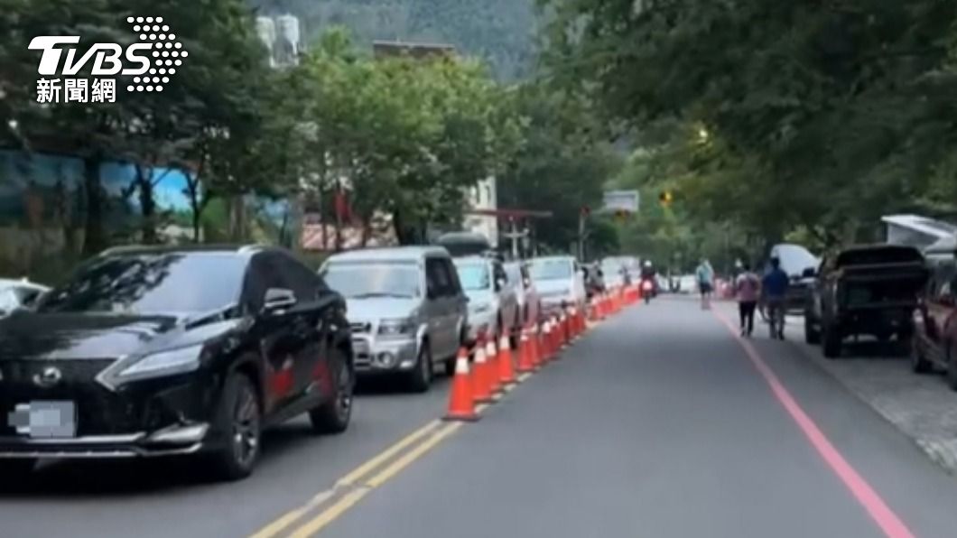 塞車狀況。（圖／TVBS）