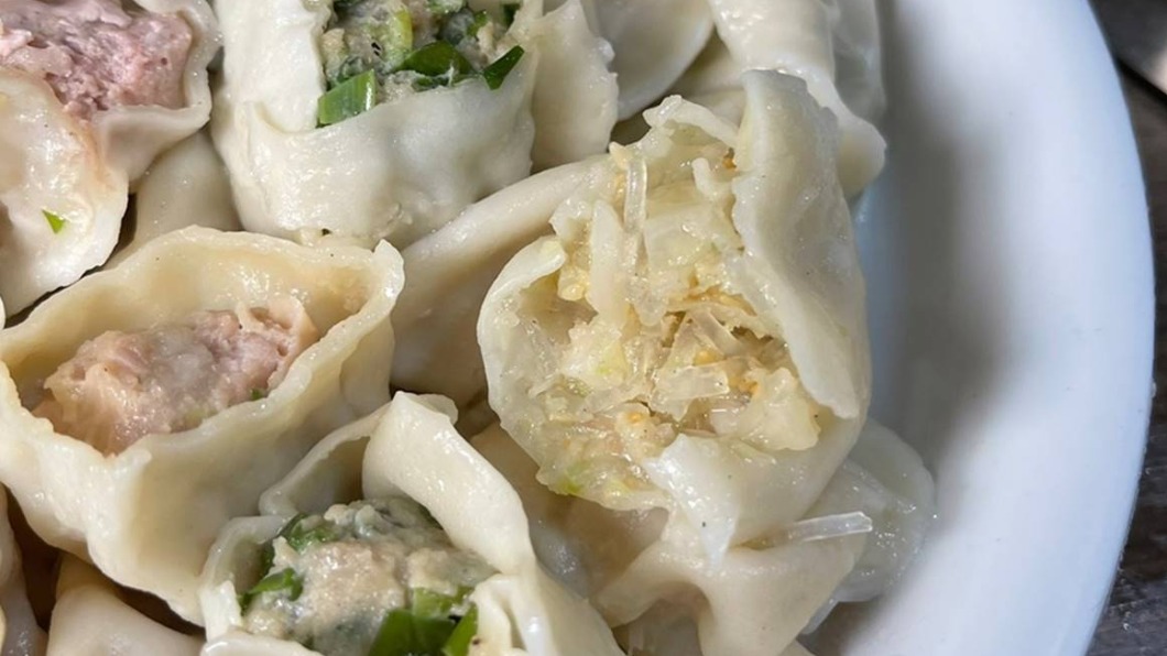 素食及植物五辛素口味的水餃。（圖／跟著踢小米吃喝玩樂趣提供）