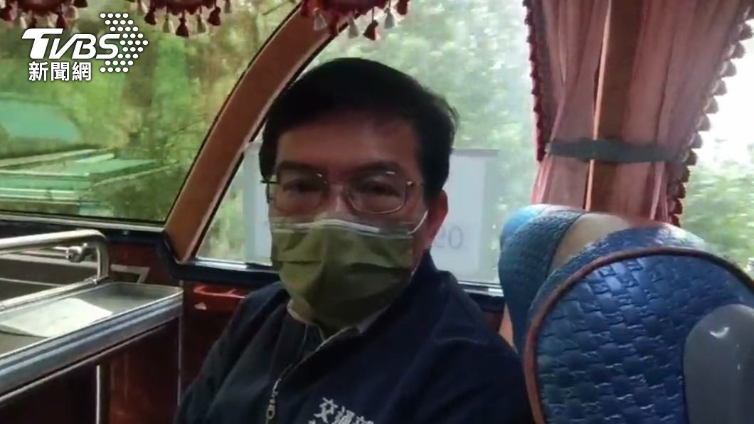 親自搭上「類火車」視察 王國材:這在國外相當普遍