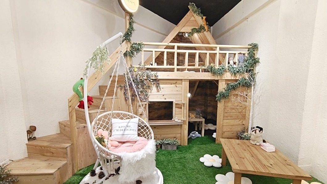 內用區布置的十分童趣。(圖/跟著PEKOのSimple Life提供)