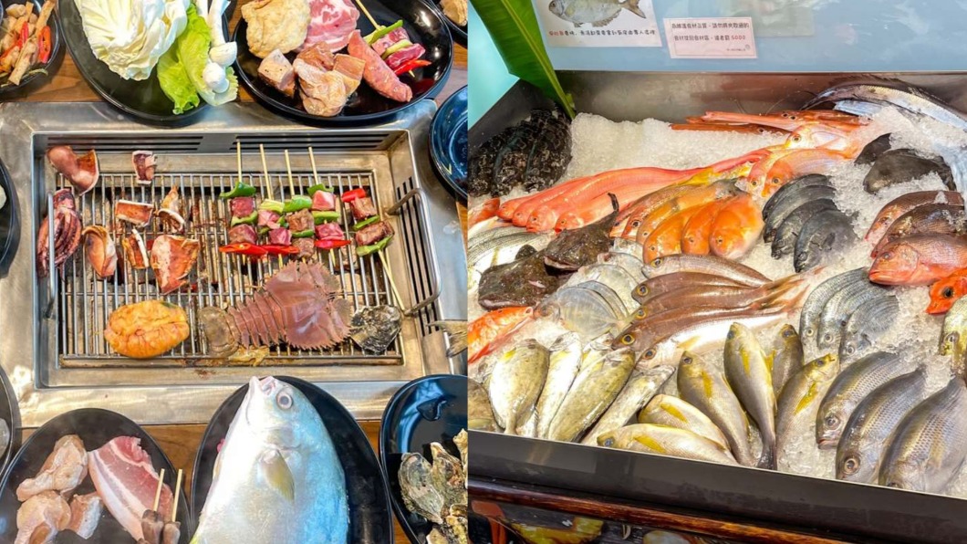 宜蘭超狂火烤兩吃Buffet插旗林口　30種漁貨無限挑