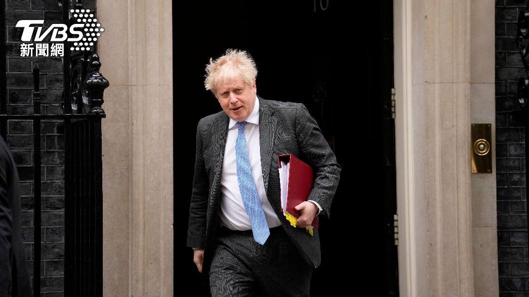 英國首相強生。（圖／達志影像路透社）