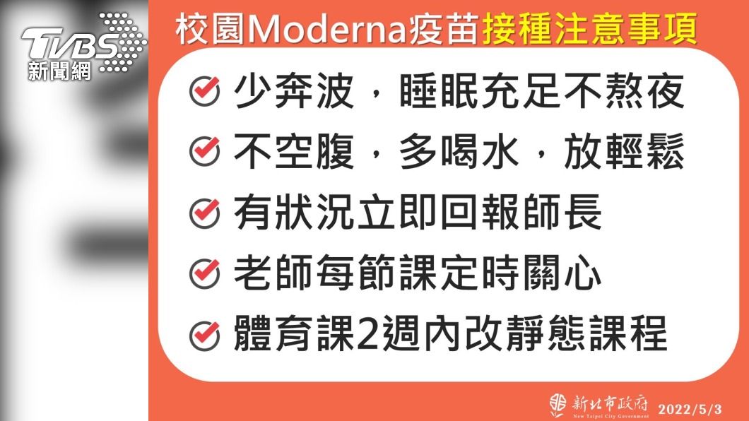 學童疫苗施打接種注意事項(圖/TVBS)