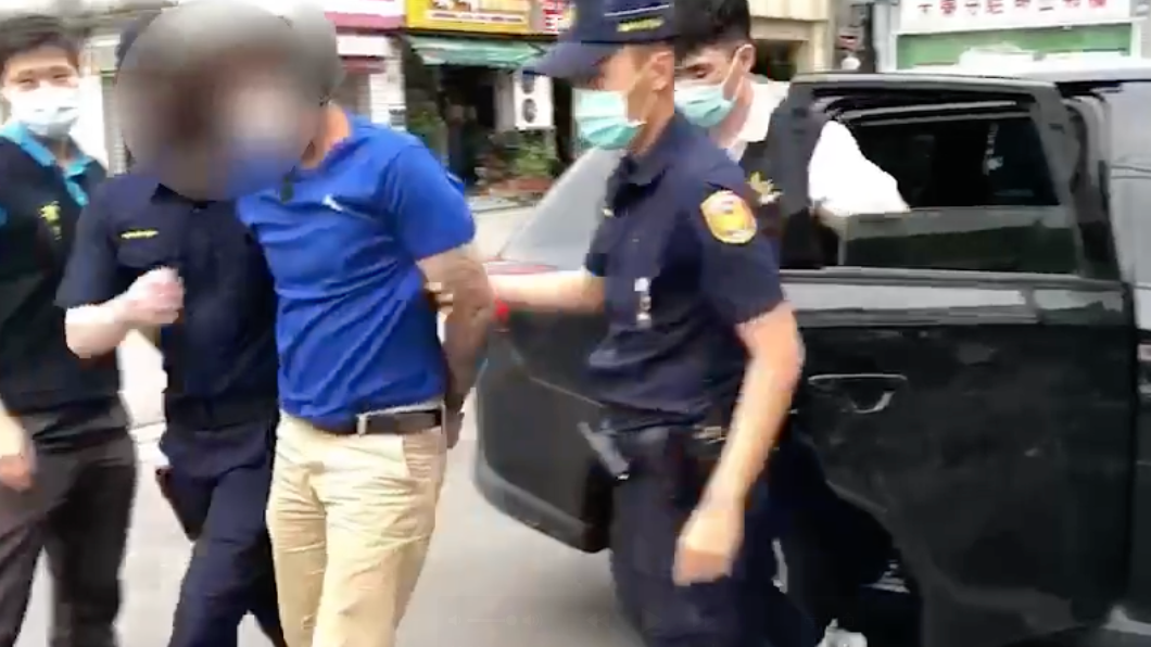 何男今下午落網。(圖/TVBS)