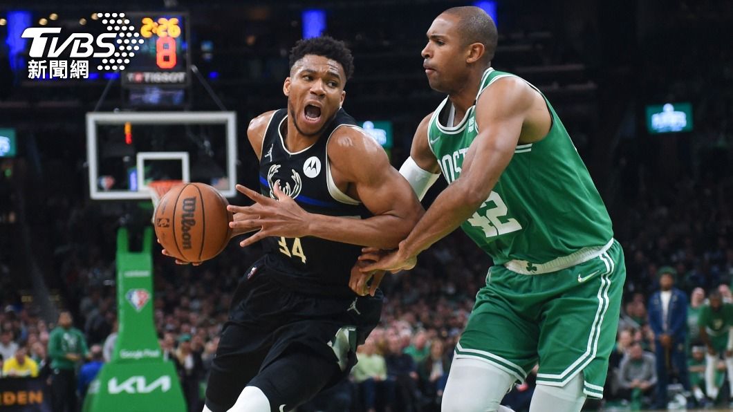 上一場拿下大三元的安德托坤波（Giannis Antetokounmpo）拿下28分，（圖／達志影像路透社）