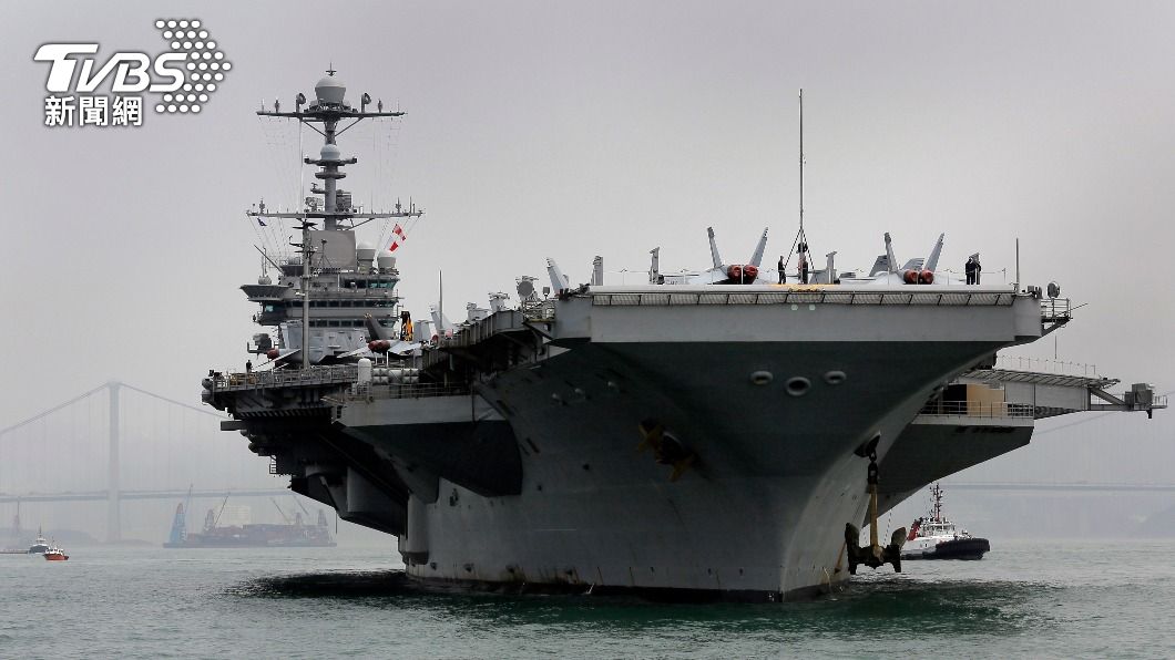 尼米茲級核動力航空母艦「華盛頓號」。(圖/達志影像美聯社)