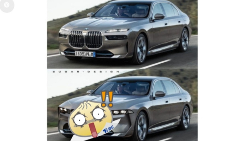 BMW新大7「鼻孔」變小了?水箱罩改款 網讚:更像跑車