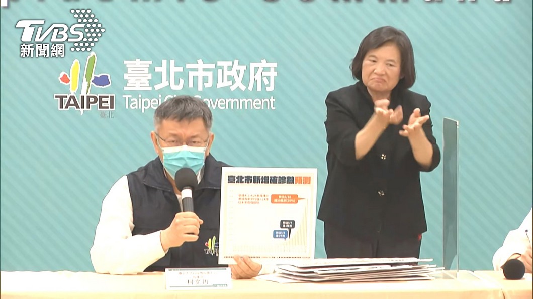 柯P預測這時達確診高峰 年底350萬~450萬人染疫